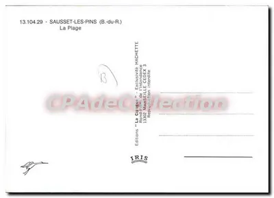 Sausset-les-Pins — Plaża — Wydawnictwo IRIS — Rewers