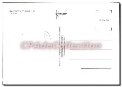Sausset-les-Pins — O Porto — A Garça — Verso