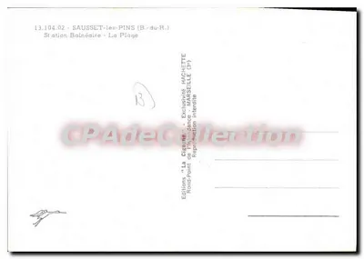 Sausset-les-Pins — Estação Balnear — A Praia — A Garça — Verso