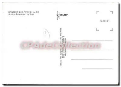 Sausset-les-Pins — O Porto — Éditions 'La Gorgone' Hachette — Verso