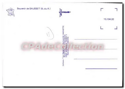 Sausset — Plaża i jachty — Wydawnictwo Hachette — Rewers
