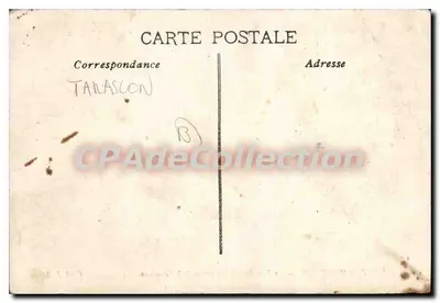 A Tarasque e seus servidores em Tarascon — Festa provençal — Coll. L.A. — Verso