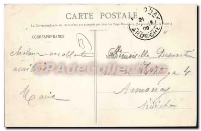 Tarascon - A Porta Saint-Jean — antiga porta do século XIII, com texto histórico — Phot. Blanchin, Série histórica C.M. — Verso