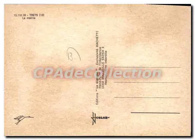 Trets — A prefeitura — Edições 'La Cigogne' — Verso