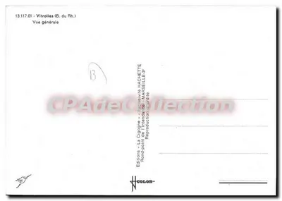 Vitrolles (B. du Rh.) — Ogólny widok — Wydawnictwo "La Cigogne" — Rewers