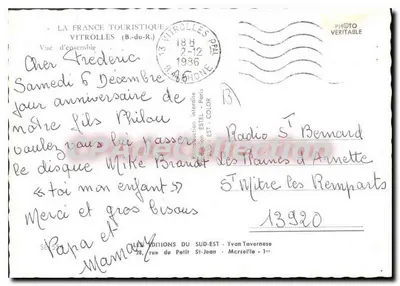 Vitrolles (Bouches-du-Rhône) — widok ogólny — Éditions du Sud-Est — Rewers