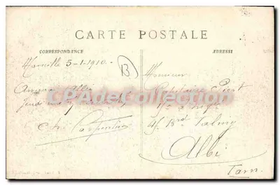 Calanque d'En Vau e Rocher de l'Aiguille (Cassis) — P. Ruat, edit. Marselha — n°7 — Verso