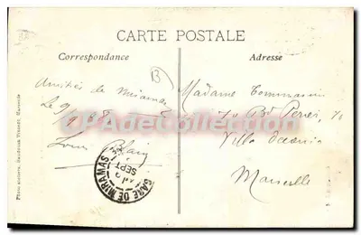 W Prowansji — Na drodze Aubépines — Wydawca: Zbiór L. A. — Rewers