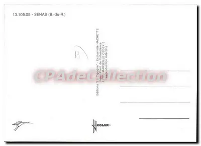 Senas — vista da praça, da igreja e da capela — Edições 'Le Cigogne' — Verso