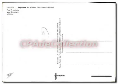Septemès — Ogólny widok — Wydawnictwo La Cigogne — Rewers