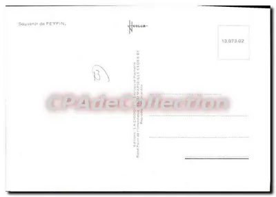 Peypin — widok panoramiczny i kościoł — wydawnictwo LA CIGOG — Rewers
