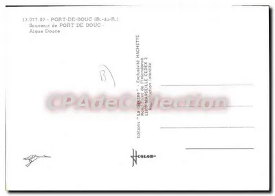 Port Bouc — dzielnica mieszkaniowa — Wydawnictwo 'La ciguène' Marsylia — Rewers