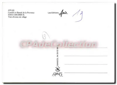 Coudoux — reflets de Coudoux — Les Editions Aris, n° CP 122 — Rewers