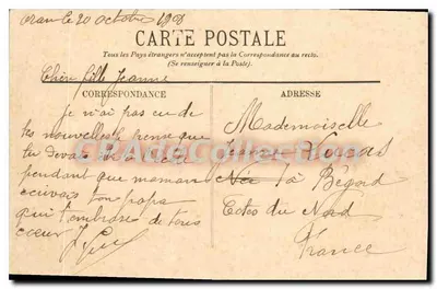 Algier — Widok Admiralicji — Wydawca LL, nr 14 — Rewers