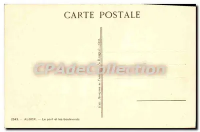 Algés — Port i bulwary — Wyd. Horizons de France, A. Bougault — Rewers