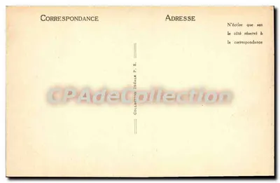 Algier — Placówka pocztowa i plac (Voinot, Arch.) — Rewers