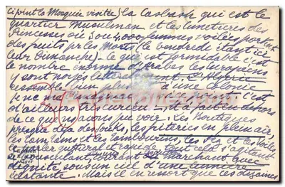 Alger — Statua del Duca d'Orléans e Moschea Djama-Djedid — Verso