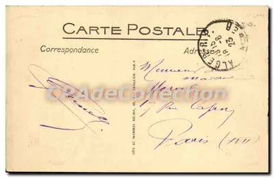 Alger — De Universiteit — LL, uitgever LL, n° 447 — Achterkant