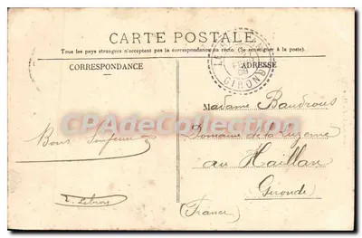 Widok portu w Algierze — widok z Admiralicji — wydawca Jourdan, n°160 — Rewers