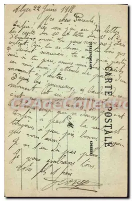 Algier — Wewnętrzne wnętrze biskupstwa — Kolekcja Idealna P. 8 — Rewers