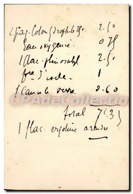 Instrumentos de Cirurgia — Bandagens Marca 'Aster' — Dr. Grosclaude — Argel — Verso