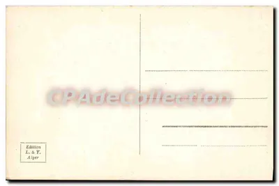 Algier - Pałac Konsularny i Port — Wydawnictwo L. & Y. Alger, nr 16 — Rewers