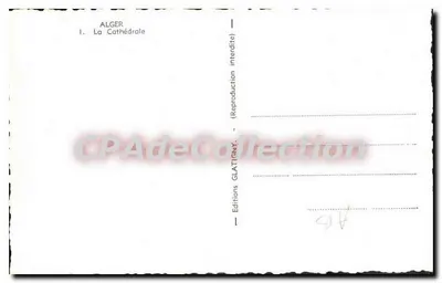 Algésiras — Katedra — Wydawnictwo GLATIGNY, nr 1 — Rewers