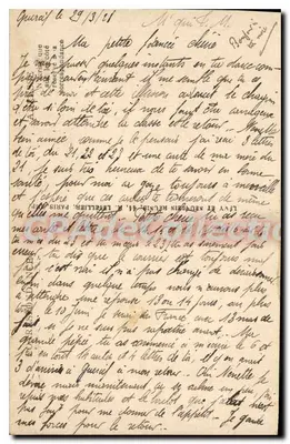 ALGER — Wewnętrzne wnętrze Wielkiej Mezquidy — Stara pocztówka deCollection n°430 — Rewers