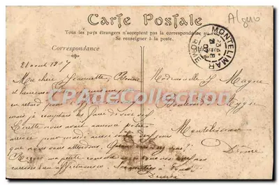 Alger — Bab-el-Oued — widok panoramiczny — wydawca N. Phat, nr 118 — Rewers