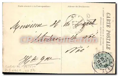 Widok portu w Alżirze — S.I. N°2 — Fot. J. Madon — Rewers