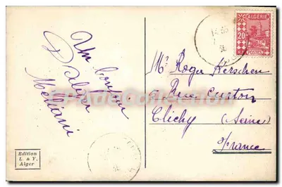 Alger — Facultés — Wydawnictwo L. & Y. Alger, nr 378 — Rewers