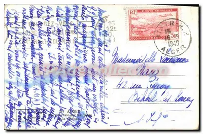 Widok portu w Genui — CAP — nr 125 — Rewers