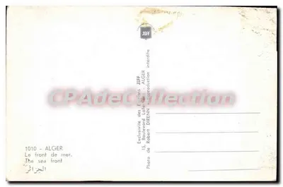 Algieria - Front morza - Algieria - Wydawnictwo Laferrier — Rewers