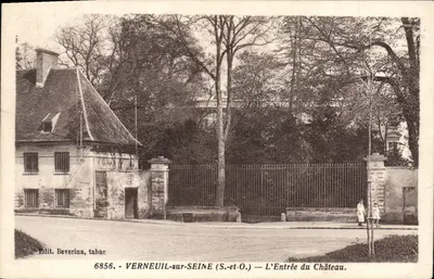 Verneuil-sur-Seine (S.-et-O.) — A Entrada do Castelo — Edit. Beverina, n° 6856