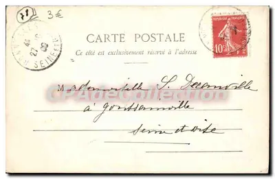 Bissy, uma vista do Parque — Environs de Dourdan — Lib. A. Boutroue, Dourdan (S.-et-O.) — Verso