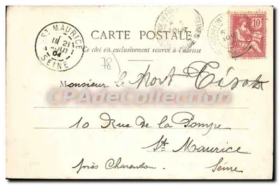 ROCHEFORT-en-YVELINES — O Castelo — Livraria A. Bourtroue, Dourdan S.-et-O. — Verso