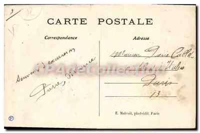 Viroflay — O Carvalho da Virgem — E. M. — Verso