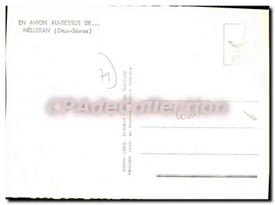 Melleran — Vista aérea — Edição Lapie — Verso