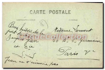 Albert (Somme) — Rue d'Aveluy — destrucción postguerra — Cliché R. Lalong, 21, Rue St-Martin, Amiens — Reverso