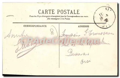 Amiens — A Catedral e o Mercado sobre a Água — L.L. n°162 — Verso