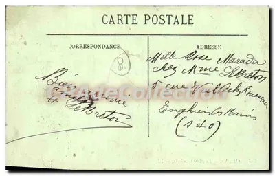 Amiens — A Praça Gambetta — LL. n°254 — Verso