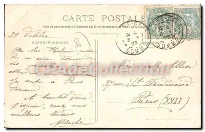Amiens - Boulevards Belfort, Alsace-Lorraine, Beauvillé — L. Caron, fot.-édit., Amiens - Plaques Jouglà — Verso
