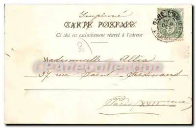 Os Pequenos Jardins do Caminho de Ferro — Amiens — CPAdeCollection n°159 — Verso