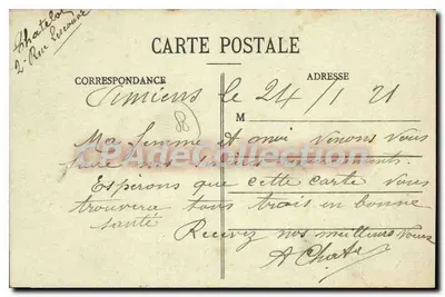 Amiens - Caserne Friant — Edição C. N. n° 430 — Verso