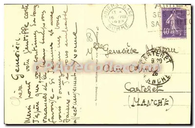 AMIENS - O Mercado sobre a Água — Au Pacha Amiens, n°13 — Verso