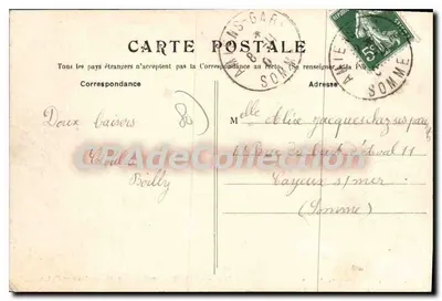 Amiens — Escola Normal das Meninas — J. Caron, fotógrafo-editor, Amiens, n° 386 — Verso