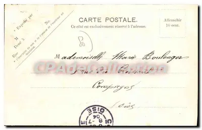Amiens — Hôtel de la Préfecture — V. P. Paris, No. 43 — Rewers