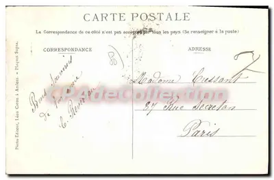 Amiens — Praça e Jardim de São Denís — Léon Caron, n°347 — Verso