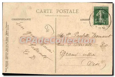 Amiens - O Asilo de São Victor — L.C. — n°111 — Verso