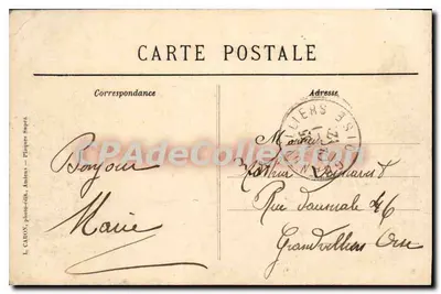 Amiens — Szpital św. Wiktora — L. C. — Rewers